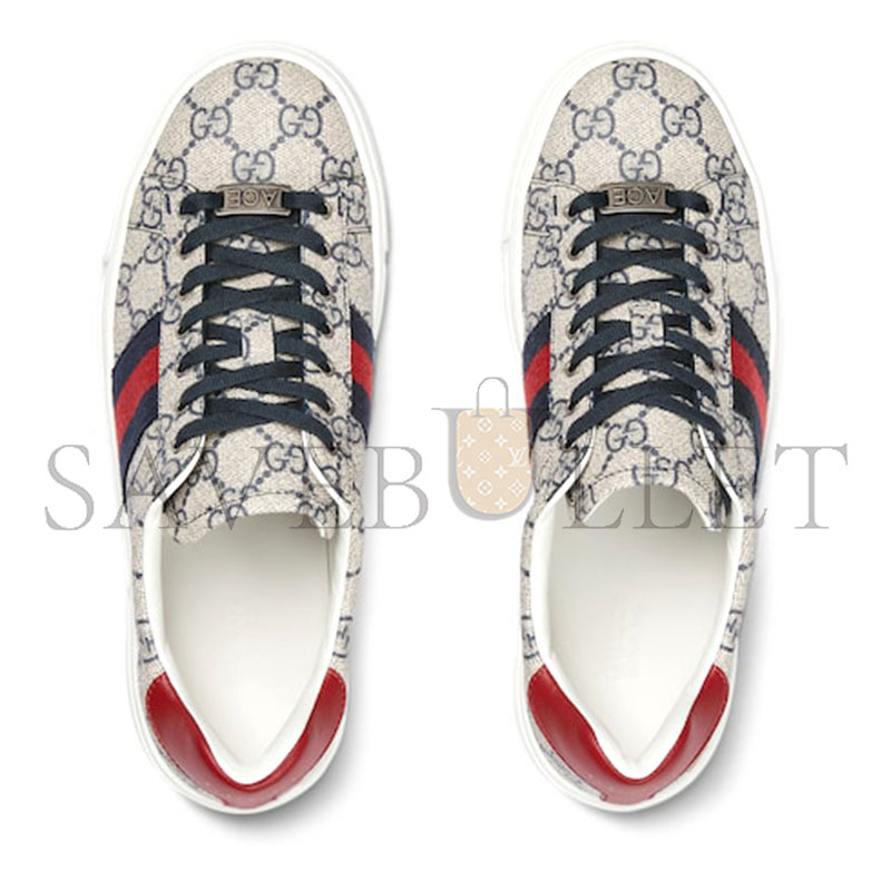 GUCCI WOMEN'S GUCCI ACE SNEAKER WITH WEB 760774 GUCCI WOMEN'S GUCCI ACE SNEAKER WITH WEB 760774